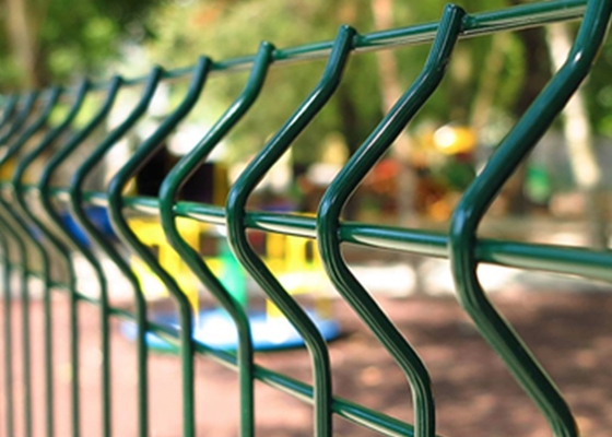 Anti Aging 2m High Welded Steel Fencing Decorative Garden