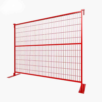 Used Powder Coated Construction Canada Temporary Site Fence Panel for Sale