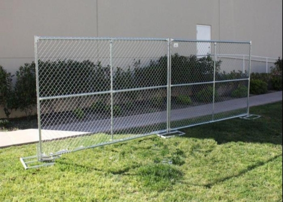 W3.66m Chain Link Construction Fence , H1.8m Temporary Chain Link Fence Panels
