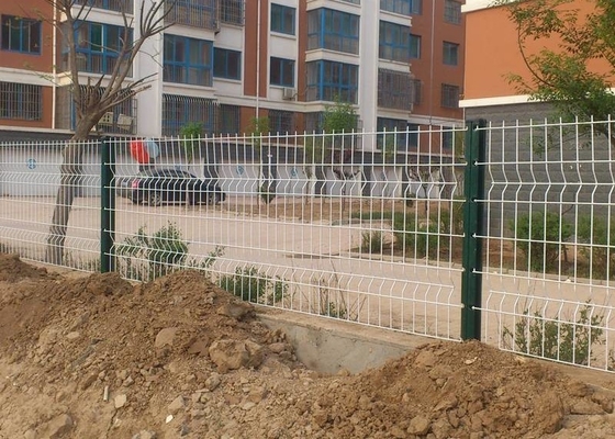 Anti Aging 2m High Welded Steel Fencing Decorative Garden