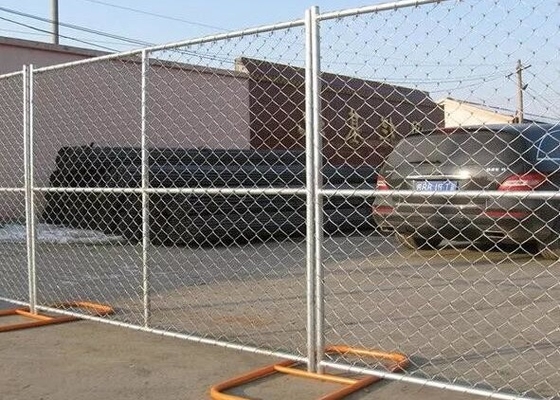 1.5mm Temporary Security Fencing Self Standing Chain Link