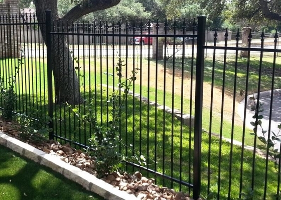 Beautifully 5′ X 8′ Ornamental Wrought Iron Fencing Q235 Low Carbon Steel