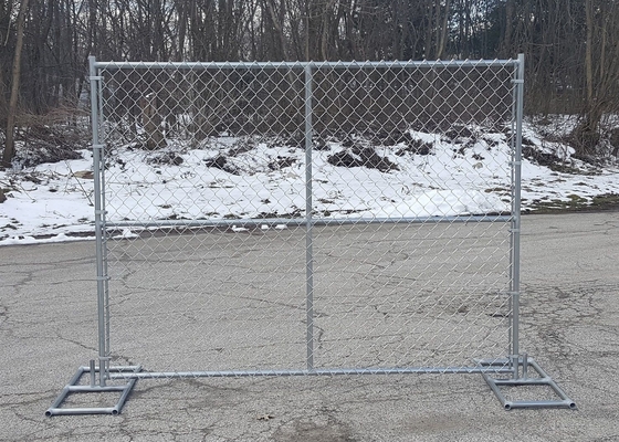 ODM Iron 1.8x3.6m Portable Chain Link Fence Panels For Playground