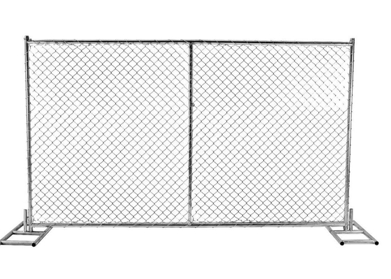 ISO Hot Dip Galvanized 10ft Width Temporary Security Fencing For Sports Field
