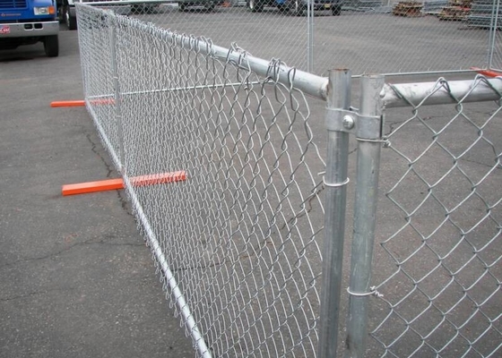 2.5mm Diameter Wire 3.6m Width Temporary Security Fencing With Chain Link