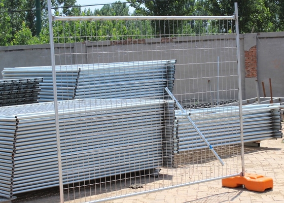 Removable Security 6ftx7ft Temporary Steel Fencing With 300g/M2 Zinc Coated