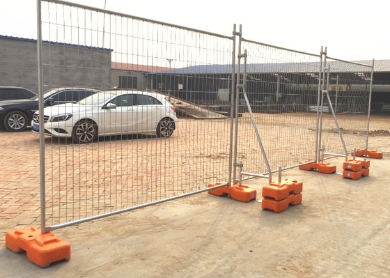 Removable Security 6ftx7ft Temporary Steel Fencing With 300g/M2 Zinc Coated