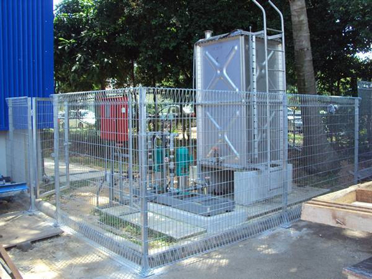 Rustproof Metal Pvc Coated 2.4 M High Fence Panels For Security